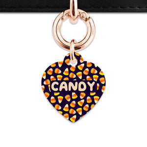 Bailey & Bone Pet Tag Candy Corn Pattern Pet Tag