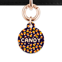 Bailey & Bone Pet Tag Candy Corn Pattern Pet Tag