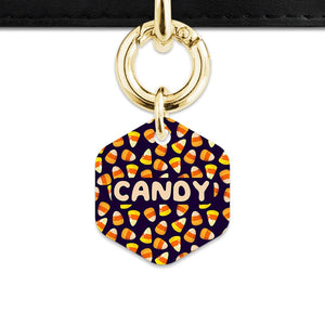 Bailey & Bone Pet Tag Candy Corn Pattern Pet Tag