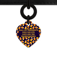 Bailey & Bone Pet Tag Candy Corn Pattern Pet Tag