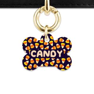 Bailey & Bone Pet Tag Candy Corn Pattern Pet Tag