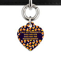 Bailey & Bone Pet Tag Candy Corn Pattern Pet Tag