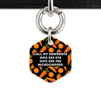 Bailey & Bone Pet Tag Carrots Pattern Pet Tag