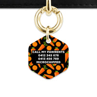 Bailey & Bone Pet Tag Carrots Pattern Pet Tag