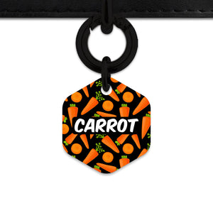 Bailey & Bone Pet Tag Carrots Pattern Pet Tag
