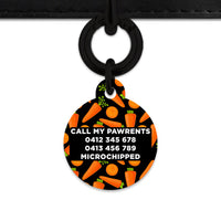 Bailey & Bone Pet Tag Carrots Pattern Pet Tag