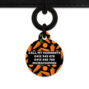 Bailey & Bone Pet Tag Carrots Pattern Pet Tag