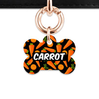 Bailey & Bone Pet Tag Carrots Pattern Pet Tag