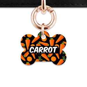 Bailey & Bone Pet Tag Carrots Pattern Pet Tag