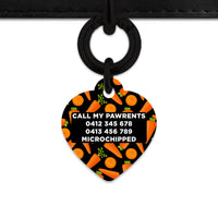 Bailey & Bone Pet Tag Carrots Pattern Pet Tag