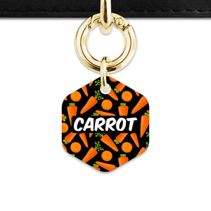 Bailey & Bone Pet Tag Carrots Pattern Pet Tag