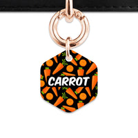 Bailey & Bone Pet Tag Carrots Pattern Pet Tag