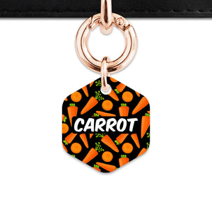 Bailey & Bone Pet Tag Carrots Pattern Pet Tag