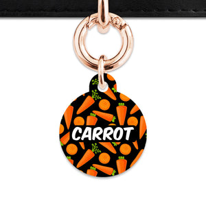 Bailey & Bone Pet Tag Carrots Pattern Pet Tag