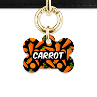 Bailey & Bone Pet Tag Carrots Pattern Pet Tag
