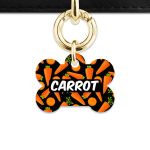 Bailey & Bone Pet Tag Carrots Pattern Pet Tag