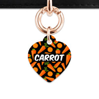 Bailey & Bone Pet Tag Carrots Pattern Pet Tag