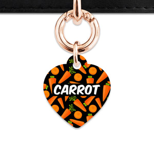 Bailey & Bone Pet Tag Carrots Pattern Pet Tag