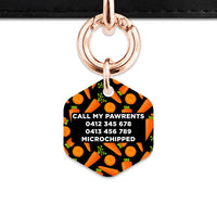 Bailey & Bone Pet Tag Carrots Pattern Pet Tag
