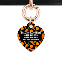 Bailey & Bone Pet Tag Carrots Pattern Pet Tag