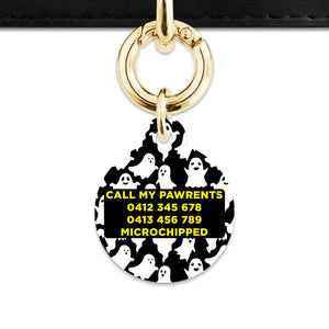 Bailey & Bone Pet Tag Ghost Pattern Pet Tag
