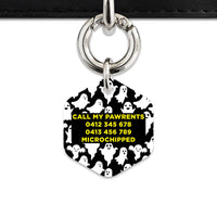 Bailey & Bone Pet Tag Ghost Pattern Pet Tag