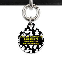 Bailey & Bone Pet Tag Ghost Pattern Pet Tag
