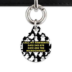 Bailey & Bone Pet Tag Ghost Pattern Pet Tag