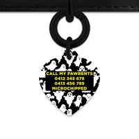Bailey & Bone Pet Tag Ghost Pattern Pet Tag