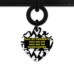 Bailey & Bone Pet Tag Ghost Pattern Pet Tag
