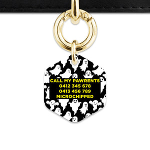 Bailey & Bone Pet Tag Ghost Pattern Pet Tag