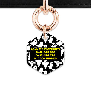 Bailey & Bone Pet Tag Ghost Pattern Pet Tag