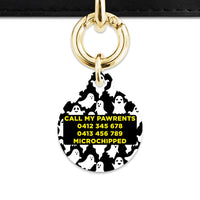 Bailey & Bone Pet Tag Ghost Pattern Pet Tag