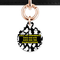 Bailey & Bone Pet Tag Ghost Pattern Pet Tag