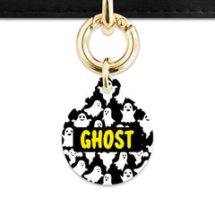 Ghost Pattern Pet ID Tag