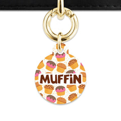 Muffin Pattern Pet ID Tag