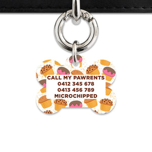 Bailey&Bone Pet Tag Muffin Pattern Pet Tag