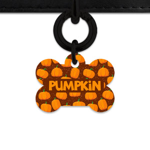 Bailey & Bone Pet Tag Pumpkin Pattern Pet Tag
