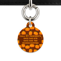 Bailey & Bone Pet Tag Pumpkin Pattern Pet Tag