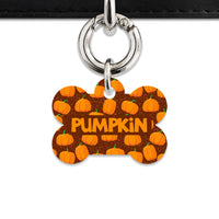 Bailey & Bone Pet Tag Pumpkin Pattern Pet Tag