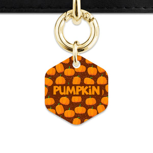 Bailey & Bone Pet Tag Pumpkin Pattern Pet Tag