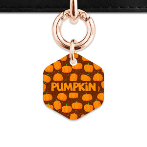 Bailey & Bone Pet Tag Pumpkin Pattern Pet Tag