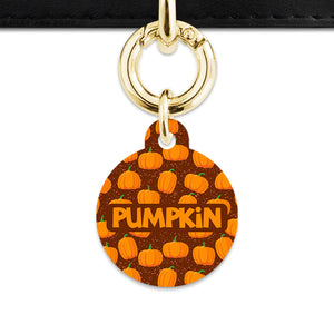 Bailey & Bone Pet Tag Pumpkin Pattern Pet Tag