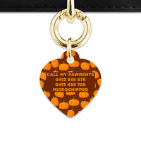 Bailey & Bone Pet Tag Pumpkin Pattern Pet Tag