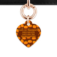 Bailey & Bone Pet Tag Pumpkin Pattern Pet Tag