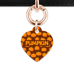 Bailey & Bone Pet Tag Pumpkin Pattern Pet Tag