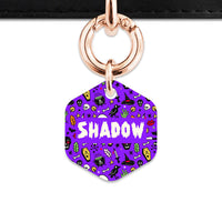 Bailey & Bone Pet Tag Spooky Halloween Pattern Pet Tag