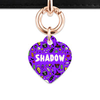 Bailey & Bone Pet Tag Spooky Halloween Pattern Pet Tag