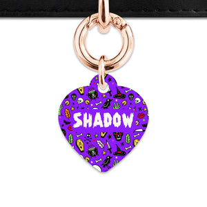 Bailey & Bone Pet Tag Spooky Halloween Pattern Pet Tag