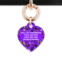 Bailey & Bone Pet Tag Spooky Halloween Pattern Pet Tag